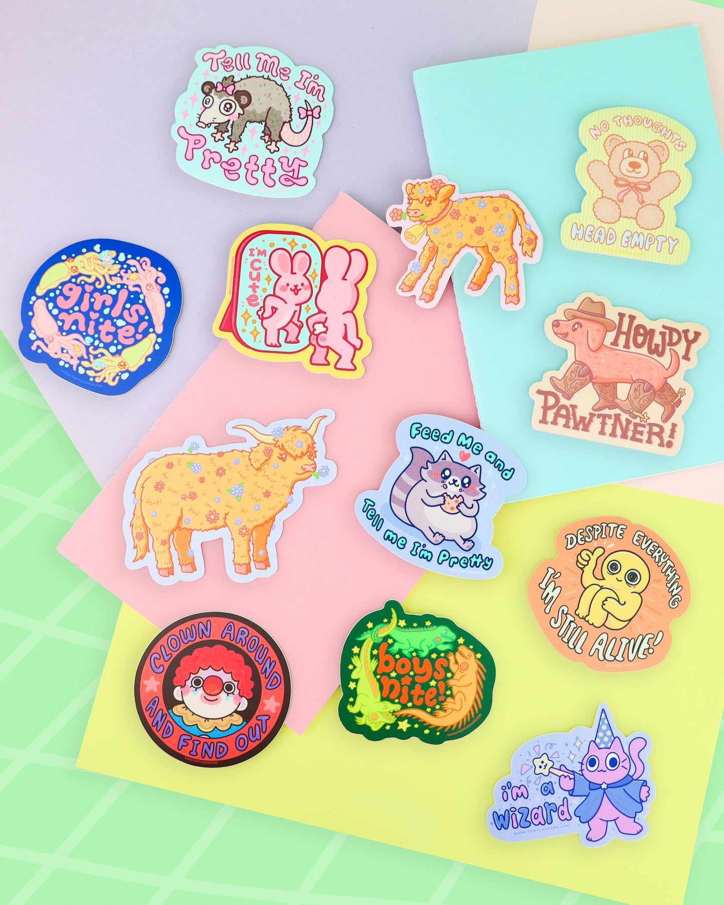 I'm A Wizard | Derpy | Kitty | Magical | Cats | Sticker