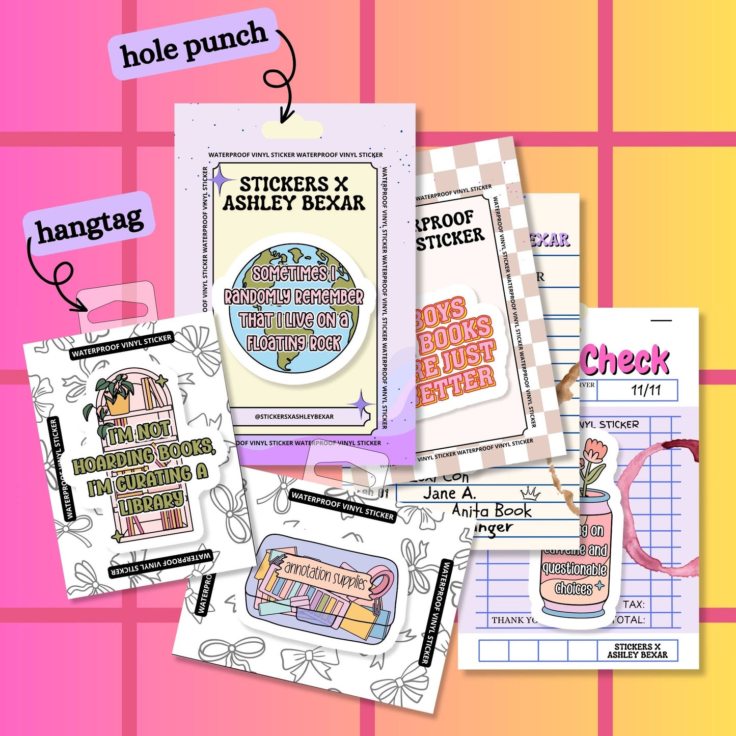 Leave Me Alone to Make Silly Little Things Waterproof Vinyl Sticker