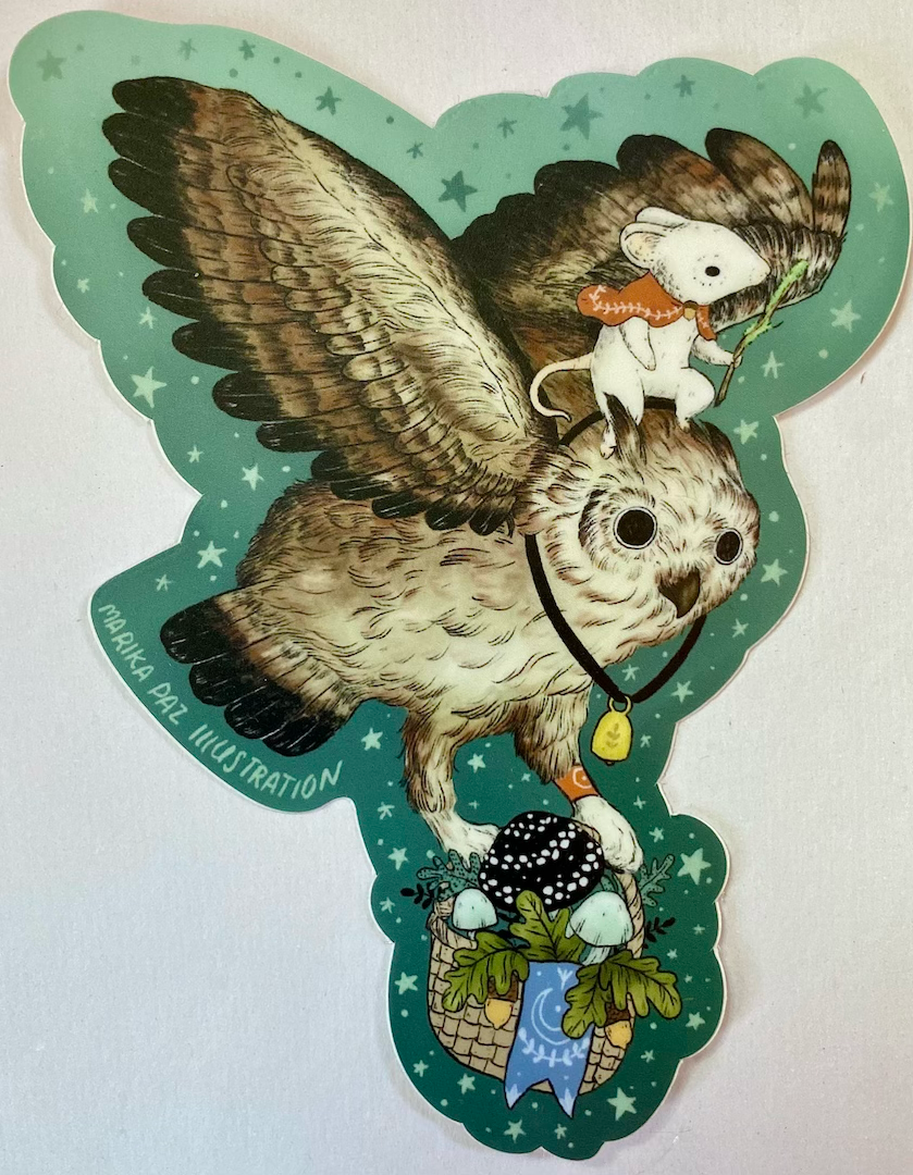 ART Mystic Owl Sticker