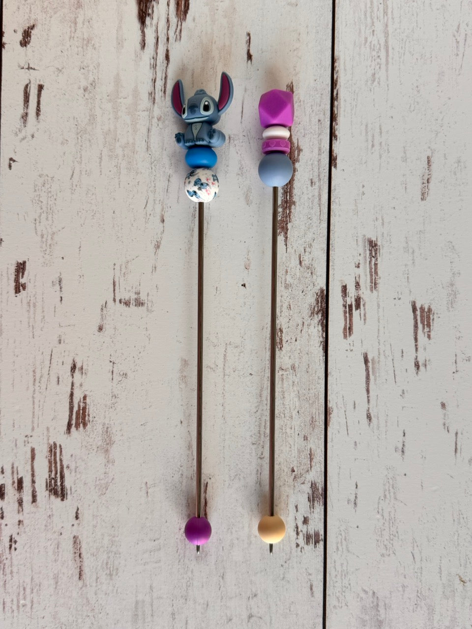 3D Blue Alien Amigurumi Sewing Sticks