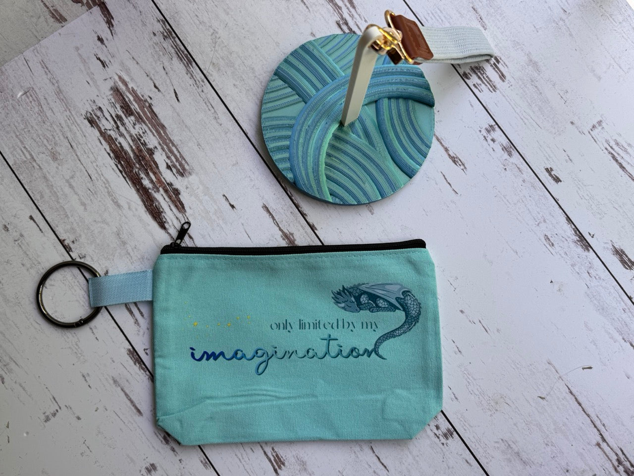 Yarn Ball: Portable Yarn Spinner with Carrying Pouch