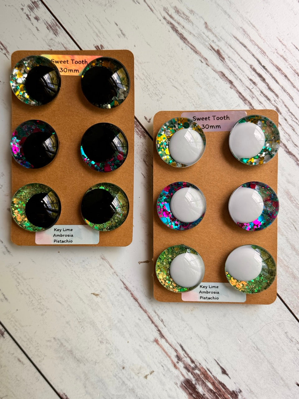 30mm Safety Eyes 3 Pack: Assorted Colors