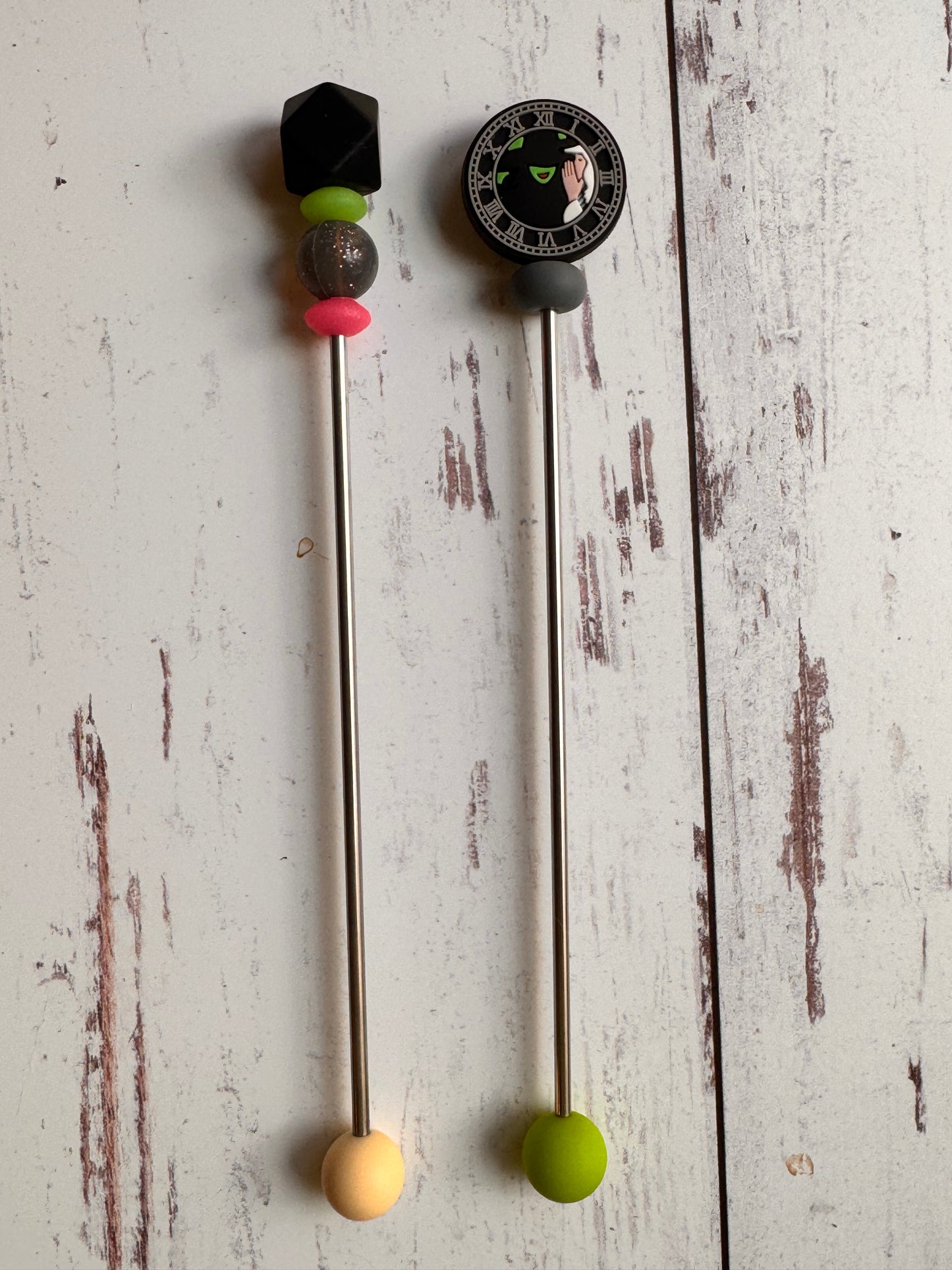 Witch Sisters Pair of Amigurumi Sewing Sticks
