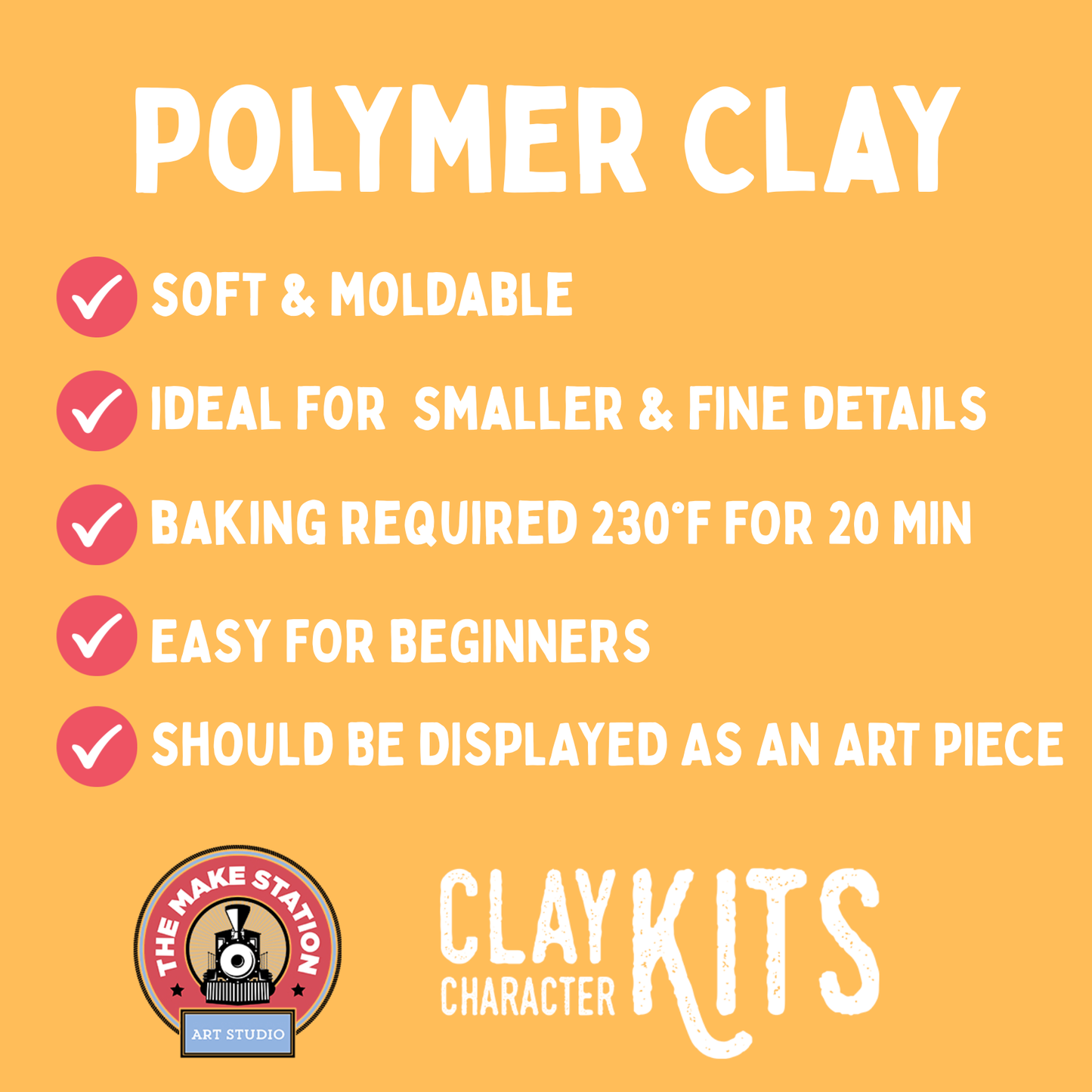 Capybara DIY Polymer Clay Kit