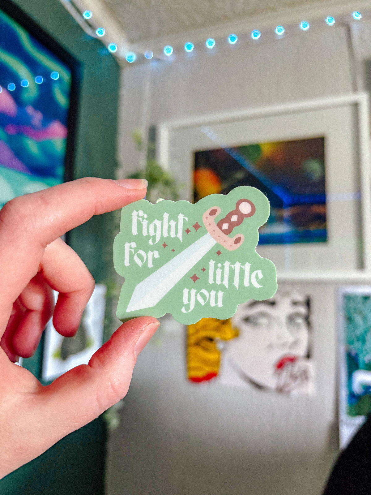 Fight for Little You Sticker