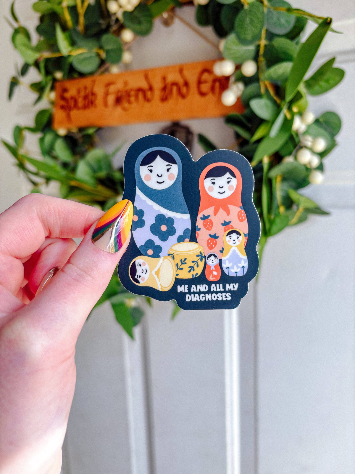 Nesting Dolls Diagnoses Sticker