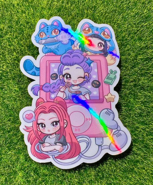 Hunter Kpop Group Sticker