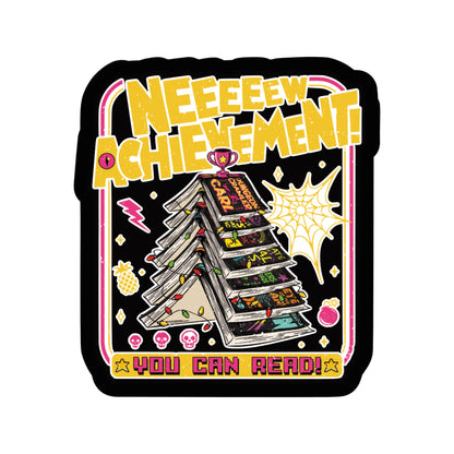 New Achievement Book Vinyl Sticker
