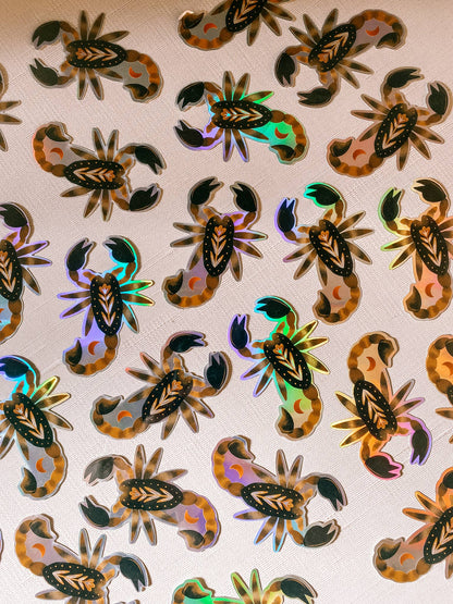 Desert Familiar Scorpion Vinyl Sticker
