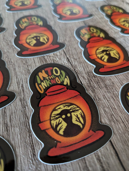 Into the Unknown - Over the Garden Wall Vinyl Sticker Beast
