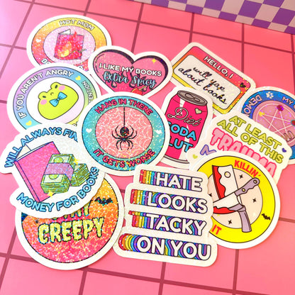 Leave Me Alone to Make Silly Little Things Waterproof Vinyl Sticker