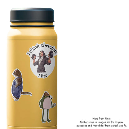 Detective Frogson Frog Sticker