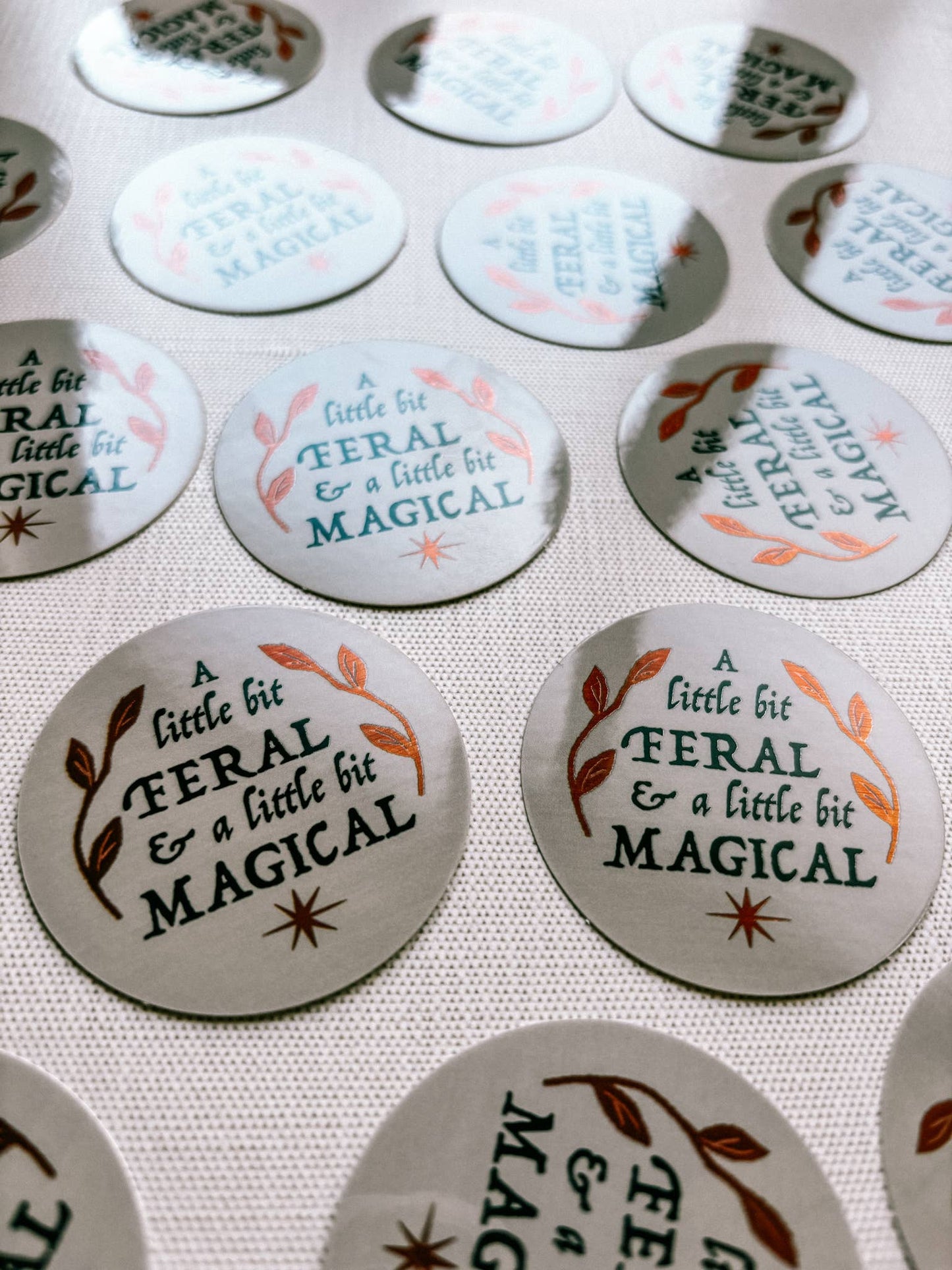 A little bit Feral Vinyl Sticker