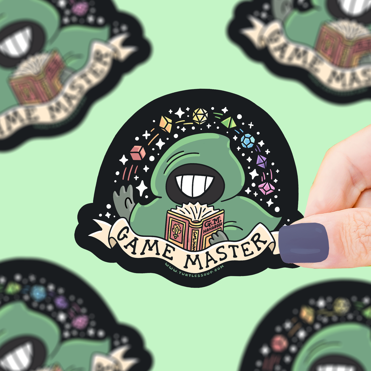 Game Master, Tabletop, Dungeon, Dragons, Vinyl Sticker
