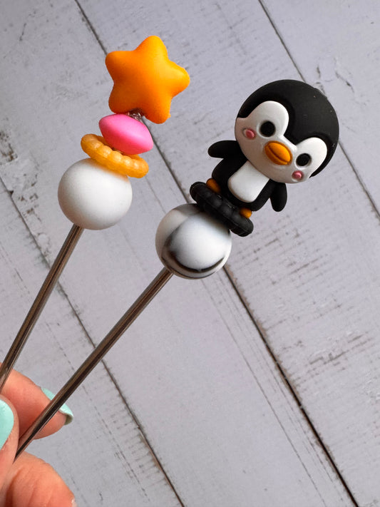 3D Penguin Amigurumi Sewing Sticks