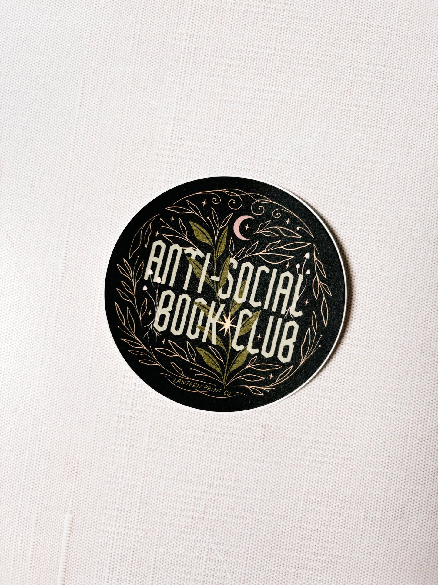 Anti-Social Book Club Vinyl Sticker