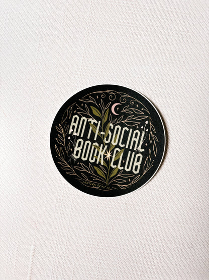 Anti-Social Book Club Vinyl Sticker