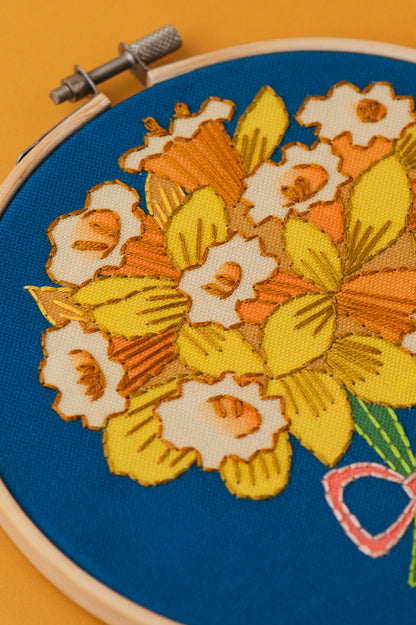 Daffodil Cozy Craft Embroidery Kit