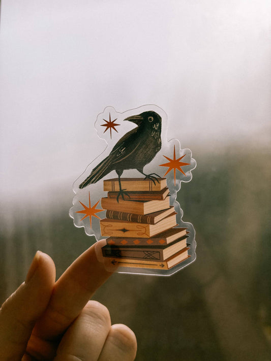 Harbinger & Books Crow sticker