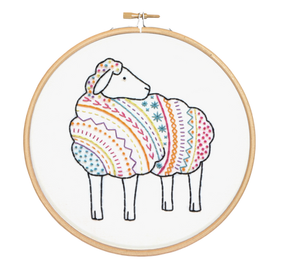Sheep Embroidery Kit | Complete Craft Kit for Beginners