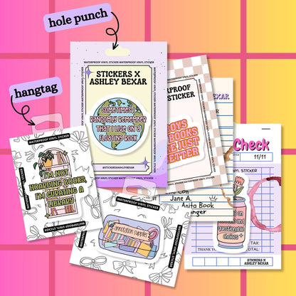 Leave Me Alone to Make Silly Little Things Waterproof Vinyl Sticker