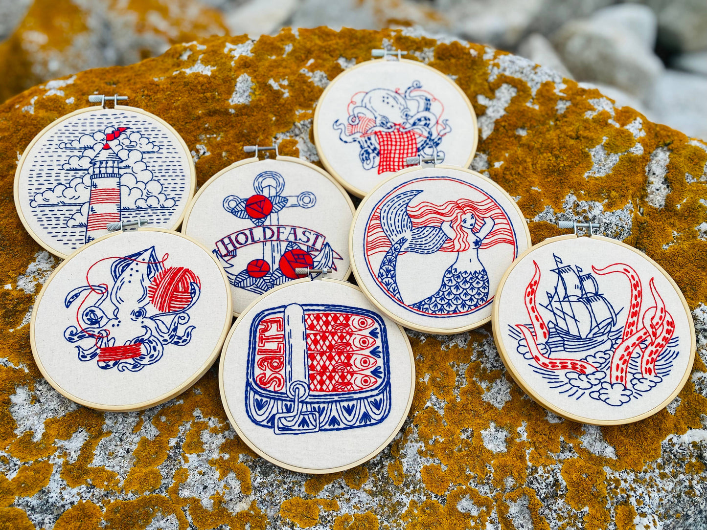 Octopus Knitting Complete Embroidery Kit