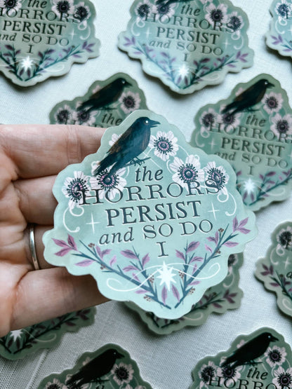 Vinyl Sticker: The Horrors - 3"