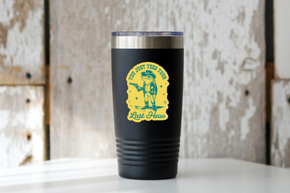 You Just Yeed Your Last Haw Sticker - frog, sheriff, western