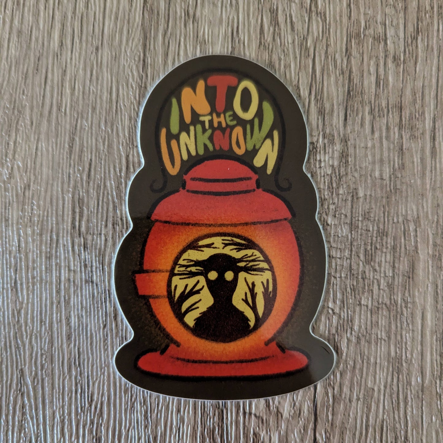 Into the Unknown - Over the Garden Wall Vinyl Sticker Beast