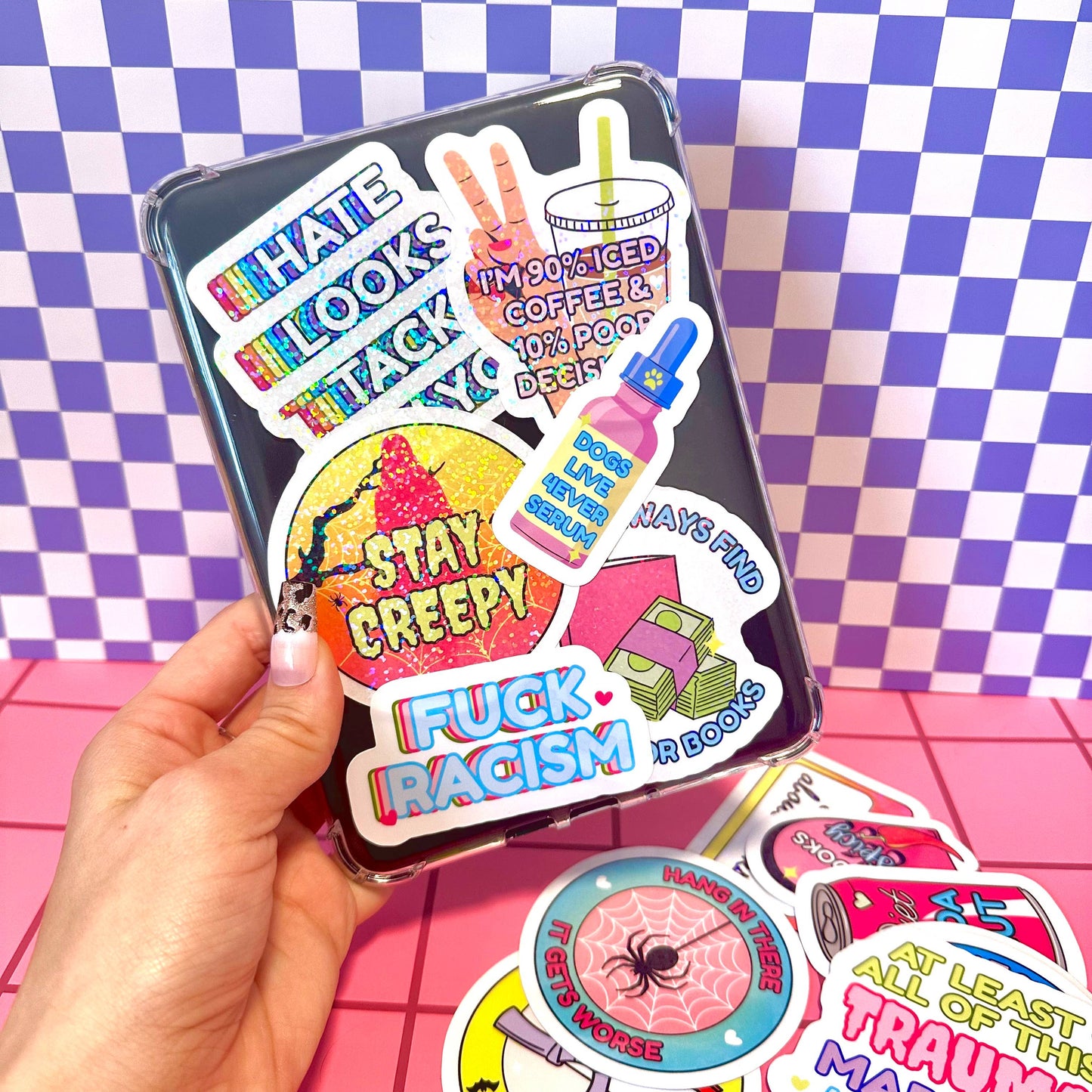 Leave Me Alone to Make Silly Little Things Waterproof Vinyl Sticker