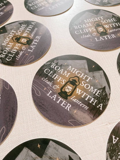 Vinyl Sticker: Cloak and Lantern - 3" Matte finish