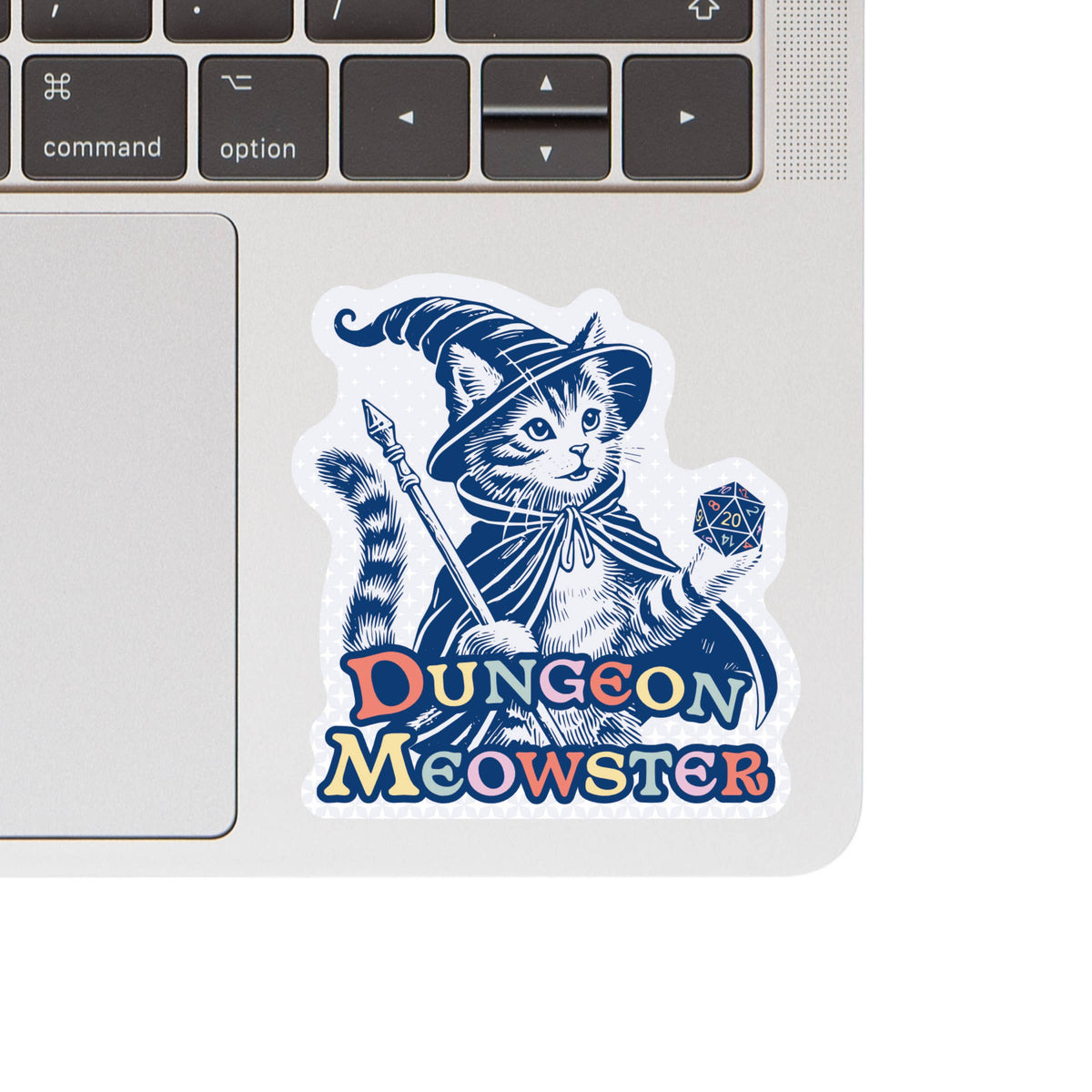 Dungeon Meowster Kitty Wizard High Quality Vinyl Sticker