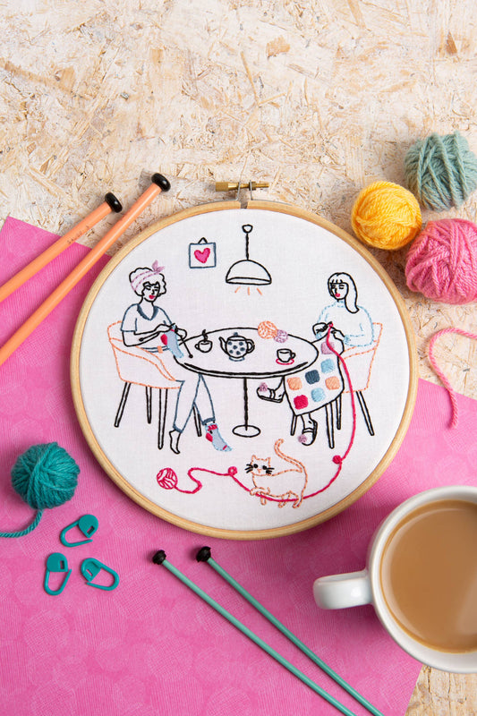 Knitting & Crochet Embroidery Kit (Tangled) | Complete Kit