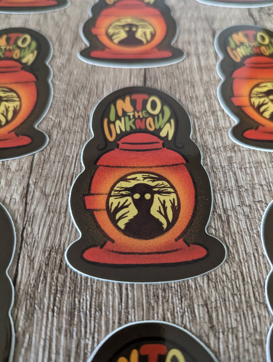 Into the Unknown - Over the Garden Wall Vinyl Sticker Beast