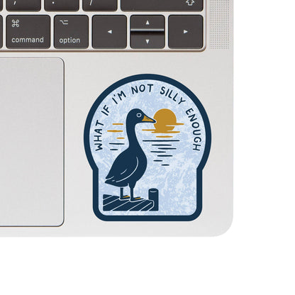 Silly Goose Funny Vinyl Sticker