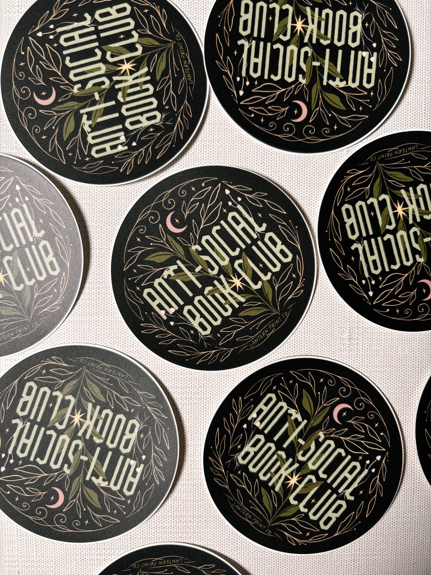 Anti-Social Book Club Vinyl Sticker