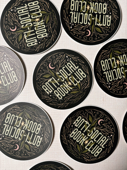 Anti-Social Book Club Vinyl Sticker