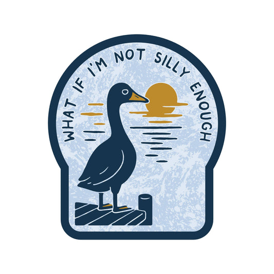 Silly Goose Funny Vinyl Sticker