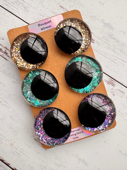 40mm Safety Eyes 3 Pack: Assorted Colors