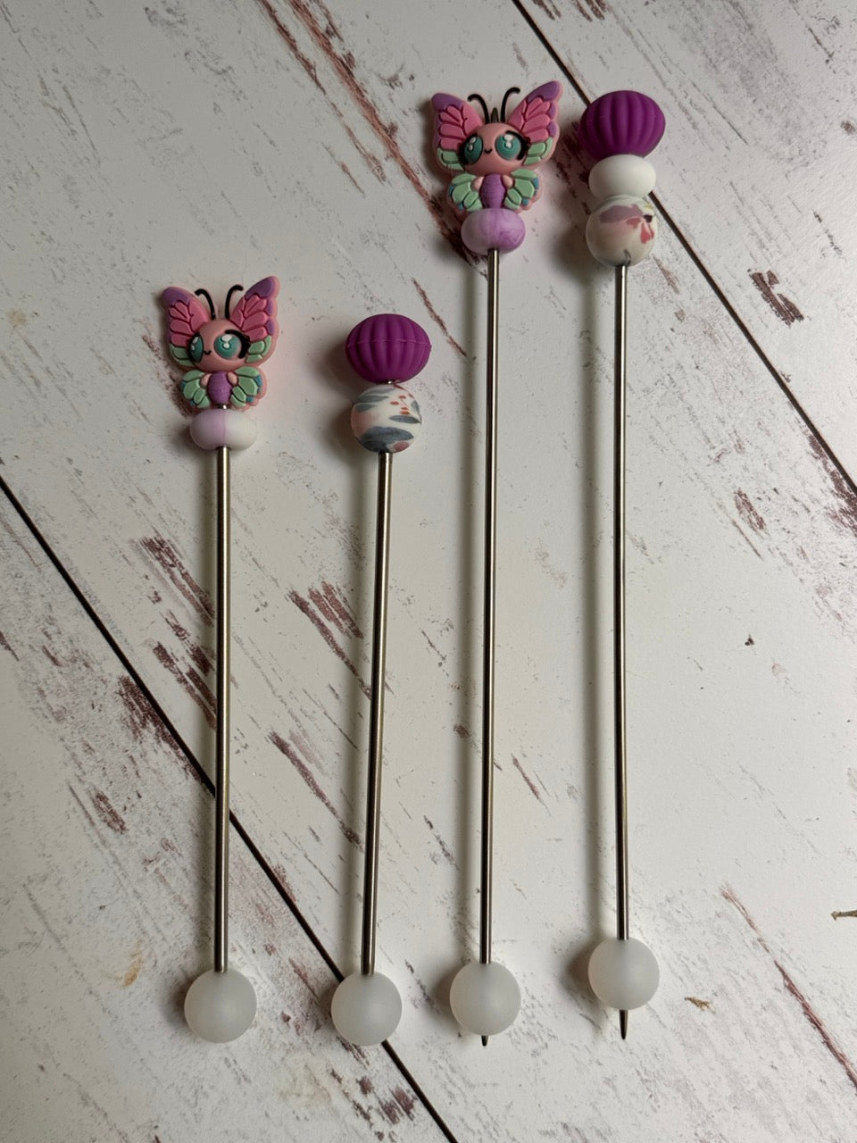 Purple Butterfly of Amigurumi Sewing Sticks