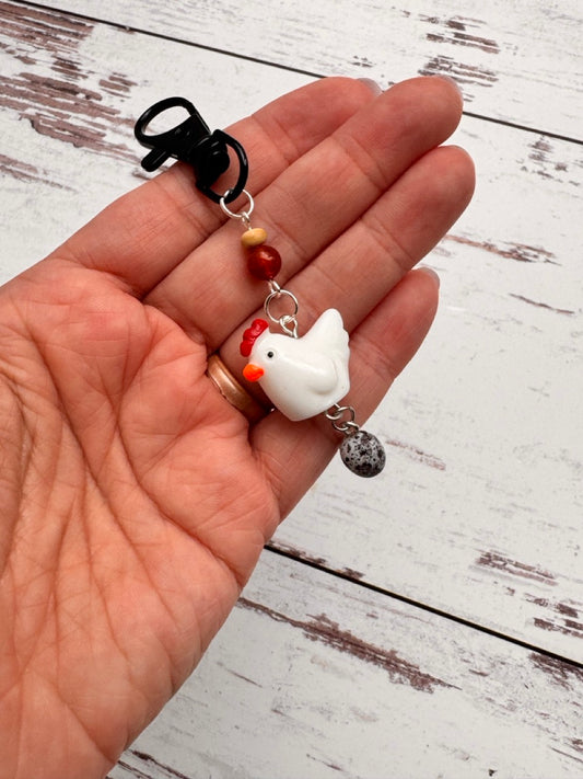Chicken & Egg Single Stitch Marker
