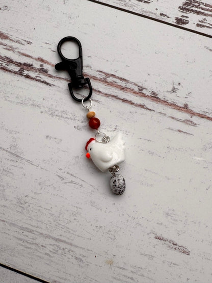 Chicken & Egg Single Stitch Marker