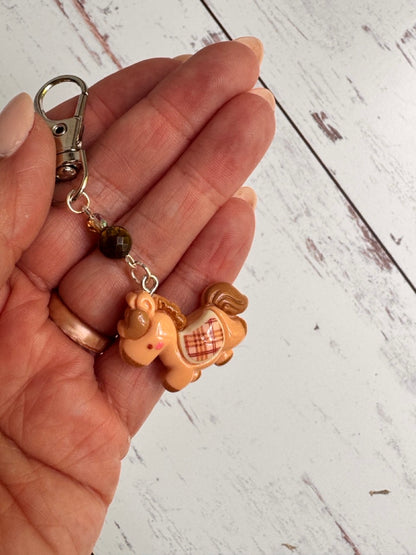 Cute Kawaii Brown Horse Single Stitch Marker