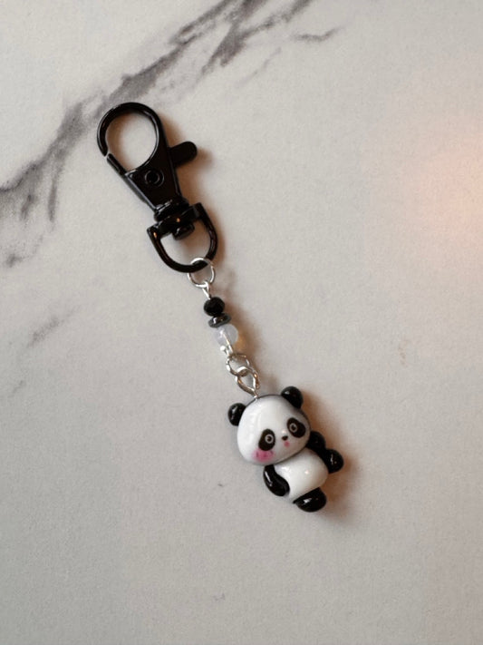 Black White Panda RESIN Single Stitch Marker