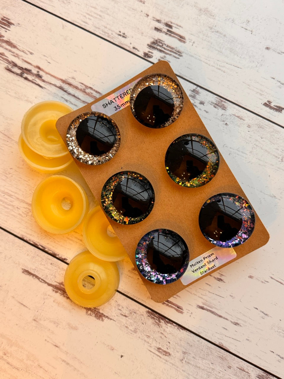 35mm Safety Eyes 3 Pack: Assorted Colors
