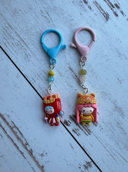 Kawaii Cosplay Girls Pair of Stitch Markers: Assorted Designs