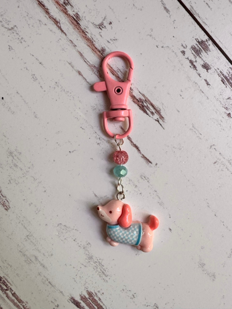 Cute Dog in a Sweater Single Stitch Marker