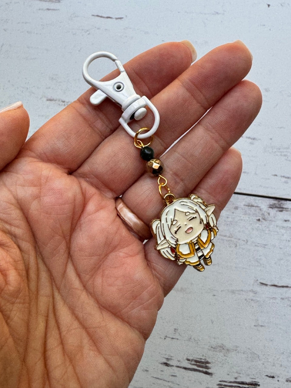 Enamel Cute Mage Elf Single Stitch Marker