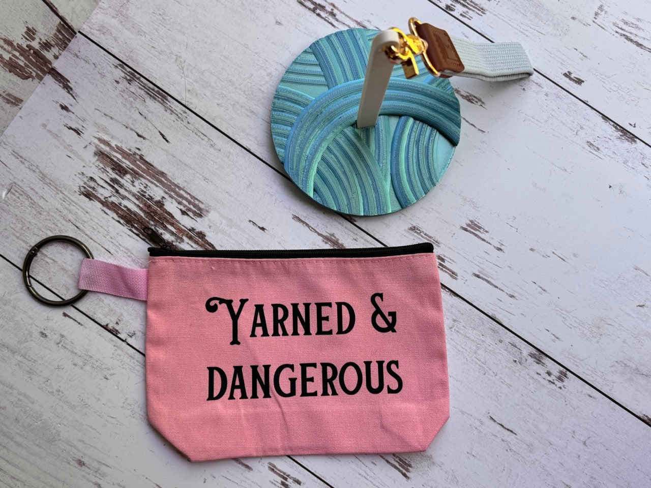 Yarn Ball: Portable Yarn Spinner with Carrying Pouch