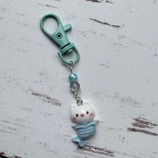Meowmaid Kitty Cat Mermaid Single Stitch Marker